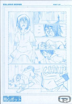 Sylvain Repos | Yojimbot, Volume 1, Storyboard Page 51, Version 03 - Original Artwork by Sylvain Repos | Pulp’s Art