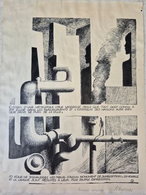 [Bd] Baudoin Edmond... | Lot 324 - [BD] BAUDOIN Edmond (né en 1942) Planche originale... | Nice Enchères