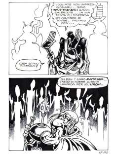 Magnus, La Compagnia della Forca n. 17 - Tavola Originale "I due genii siamesi" - Loose page - (1978) | Catawiki