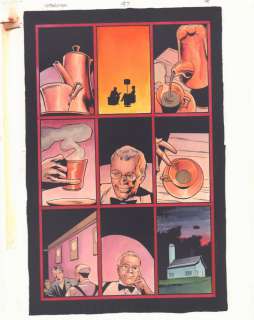 John Kalisz, Steve Yeowell, Wade Von Grawbadger - Starman #47 P.14 Color Guide Art - Having Tea - 1998