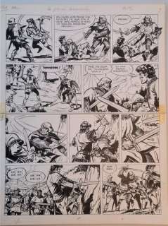 Derib (Claude de Ribeaupierre) - Originele pagina (p.32) - Arnaud de Casteloup - La fille du braconnier | Catawiki