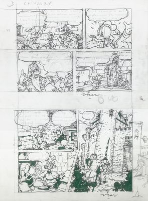 Victor Arriagada Rios ("Vicar") - Handdrawn Originals | 10.) The Age of Chivalry | Galerie Laqua