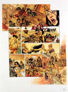 Grella, Paolo & Giroud,Franck Galkiddek | Planche originale à l’acrylique | Cornette de St Cyr