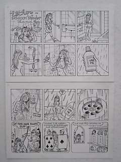 Kim Duchateau - originele gag (2x dubbele strook) - Esther Verkest - Loose page | Catawiki