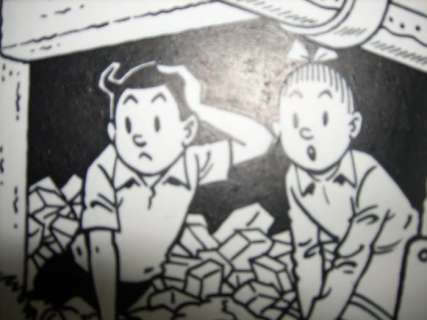 Suske en Wiske - Originele covertekening (variant) - De Belhamel-Bende - Loose page | Catawiki