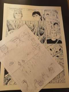 Aldébaran T3 - Planche originale (p.10) et crayonné - Le groupe - First edition - (1996) | Catawiki