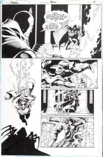 Quesada (Joe) | SwordÂ of Azrael, planche n°6 Ã  l’encre de Chine… | Banque Dessinée