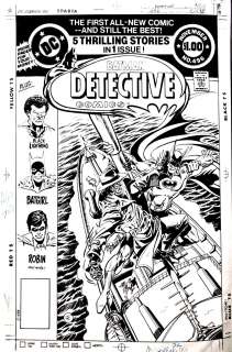Jim  Aparo - Detective comics #496 cover (batman battles clayface! ) 1980