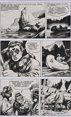 Collectif. Un ensemble... - Lot 289 - Collectif. Un ensemble de planches originales d‘auteurs...