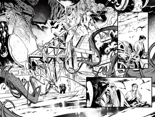 Francesco Manna | Carnage #10 Page 2-3 Double Page Spread | Kirby’s Comic Art