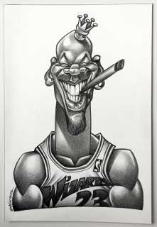 Joan Vizcarra (Spain, 1967) | Michael Jordan “Game Time” | Corner4art