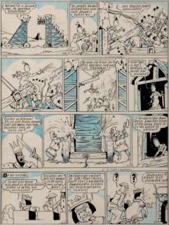 Vandersteen - Bob et Bobette/ Suske en Wiske- Le roi boit/ Koning drinkt