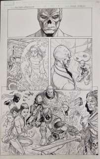 Andrés Guinaldo | Página original Andrés Guinaldo Steve Rogers Captain America 15 Página 1 | Taj Mahal Cómics