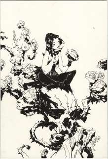 Chris Bachalo | Death; 10-by-15 inches | Hero Initiative
