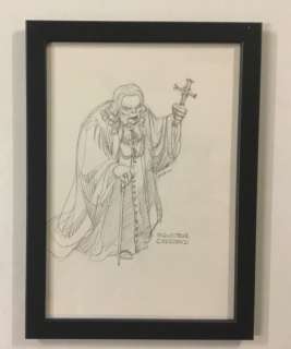 Marini, Enrico - Crayonné original - Le Scorpion - Inquisiteur Crescenzi (2019) | Catawiki