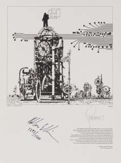 Neal Adams portfolios and Jim Sterenko & Harlan Ellison signed portfolio.