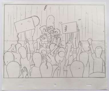 20th Century Fox Television - Original drawing - The Simpsons - original drawing - (2000) | Catawiki