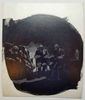 Karel Thole - Illustrazione Originale "Uomini In Nero" - Loose page | Catawiki