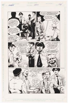 SHADE, THE CHANGING MAN VOL. 2 #1 JULY 1990 ORIGINAL ART PAGE BY CHRIS BACHALO. | Hake’s