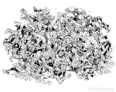 Dibujo original - Roger Bonet - Original drawing art comic