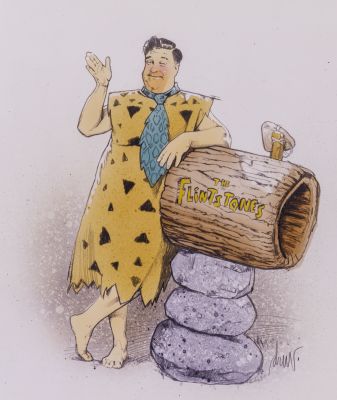 Drew Struzan | The Flintstones Color Comp | Galactic Gallery