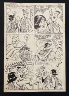 Millie The Model #174 Page 21 Original Comic Art | DTA Collectibles