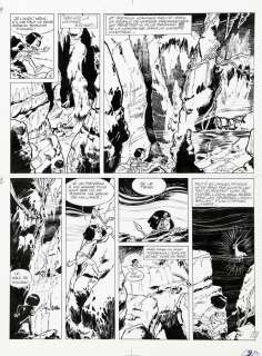 De Gieter | Papyrus, planche n°11 Ã  l’encre de Chine de l’é… | Banque Dessinée