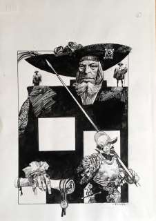 Sergio Toppi - illustrazione originale - Loose page | Catawiki