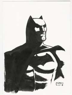 Batman - Original Signed Illustration by Enrico Marini - First edition - (2018) | Catawiki