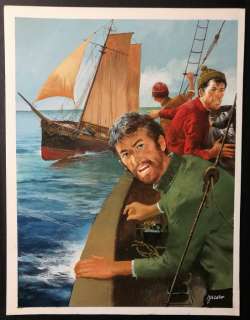 Carlo Jacono - illustrazione originale "Capitani Coraggiosi" + CoA - Loose page | Catawiki