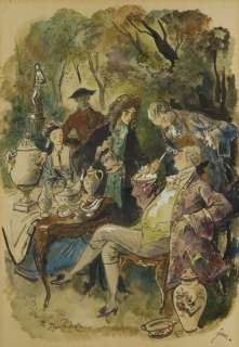 Jan Szancer  (1902 - 1973), The scene in the park  - | Desa Unicum