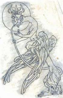 Antonio Rubino - illustrazione originale "Personaggio Fantastico" - Loose page | Catawiki