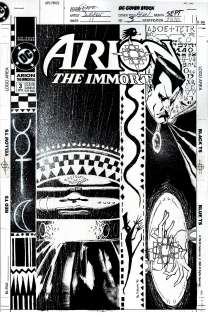 Randy Duburke - arion the immortal #3 cover (1992)
