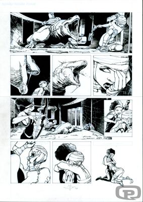 Olivier Vatine | Niourk Volume 3, Page 08 - Original Art by Olivier Vatine | Pulp’s Art