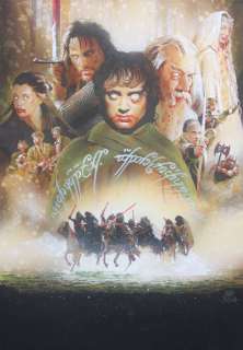 Matt Busch - The Lord of the Rings: the Fellowship of the Ring Zombie Parody - the Lord of the Rank: the Festering of the Rotten Painted Art - Signed