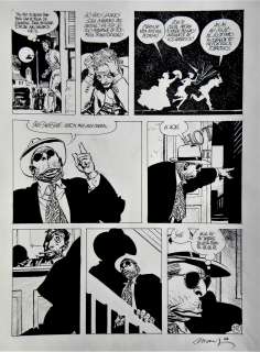 Domingo Mandrafina - « La Grande Arnaque » Planche Originale n° 112