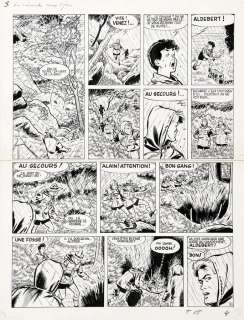 Mittéï - Tibet | Les 3 A, planche n°3 Ã  l’encre de Chine de l’ép… | Banque Dessinée