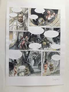 Druuna - Serpieri - esecutivo originale acquerello "Capitolo II - Delta" - Loose page | Catawiki