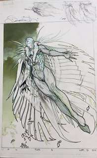 Simone Bianchi - Preliminare per illustrazione originale "Vulture" - Loose page - (2017) | Catawiki