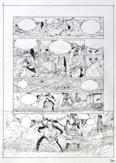 Hub | Okko, planche n°36 Ã  l’encre de Chine, Ã  la gou… | Banque Dessinée