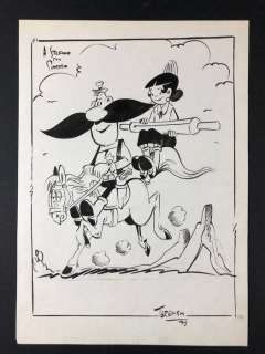 Terenghi - illustrazione originale "Pedrito el Drito" - firmata - Loose page - (1979) | Catawiki