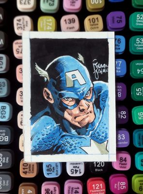 Ricardo Jaime | #019 - Captain America | Raremarq (Buy It Now)