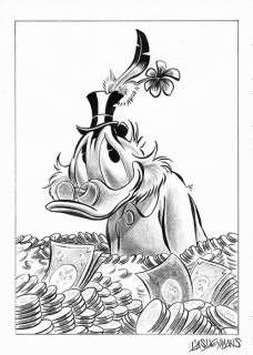 Bas Heymans - Uncle Scrooge - "Decorated Hat" - Original Preliminary Art | Catawiki