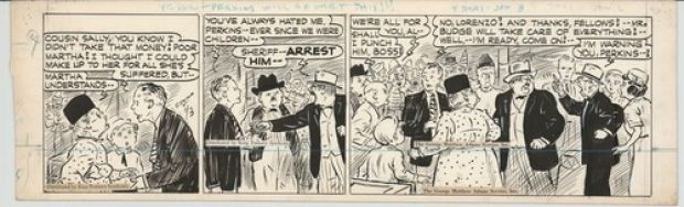 Edwina Dumm Cap Stubbs Tippie Orig Ink Daily Comic Strip Art signed 1946 8-500 | eBay US (Buy It Now)
