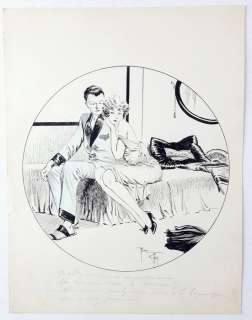 René Giffey - Illustr. Origin. "M’allez Vous Penser Maintenant" - Firmata - Loose page - First edition | Catawiki