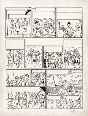 Van Dongen | Blake et Mortimer T. 31 La menace Atlante | Galerie Champaka