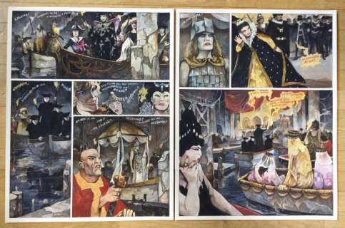 Marcelé, Philippe - 2x Planche originale couleur - Un après-midi au cirque - (1982) | Catawiki