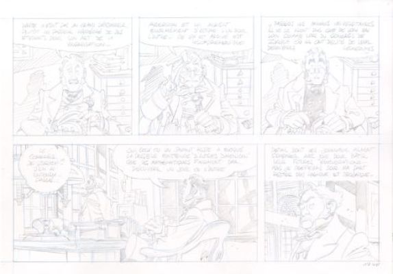 Denis Bodart | Green Manor, T17, planche 4b | Galerie 9ème Art