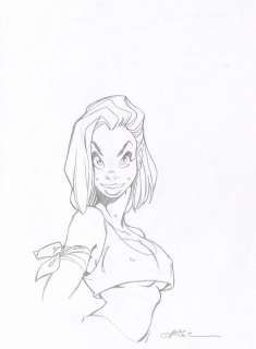 Crisse | Illustration Ã  la mine de plomb représentant une… | Banque Dessinée