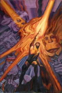 Steve Rude | Thuneworld Varient Cover Oil Painting 20x30 | Steve Rude